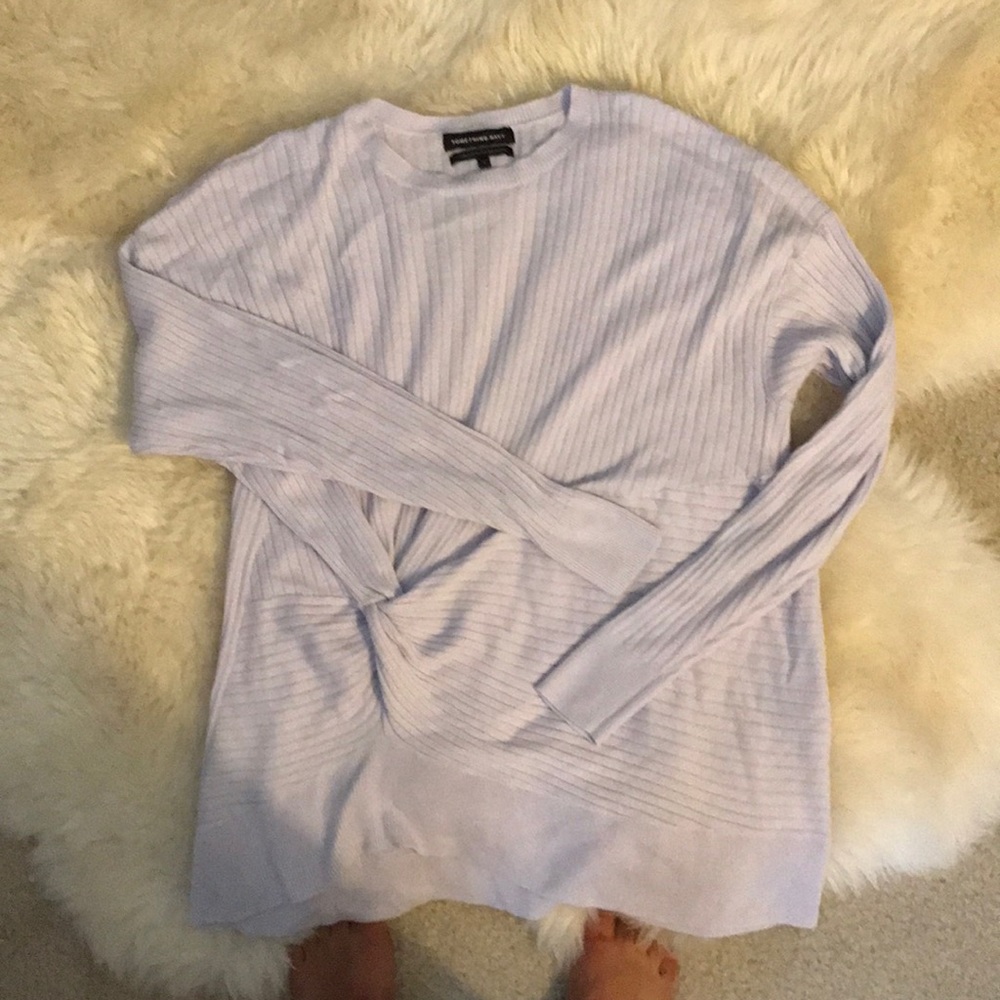 Sweater with knot